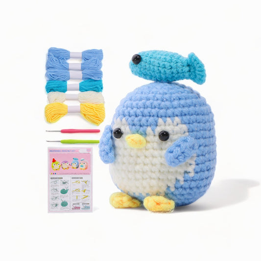 Penguin Crochet Kit