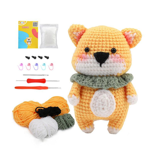 Yellow Puppy Crochet Kit